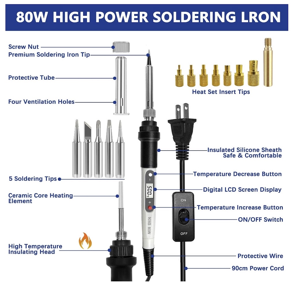 3d solderironwithheatsetinserts