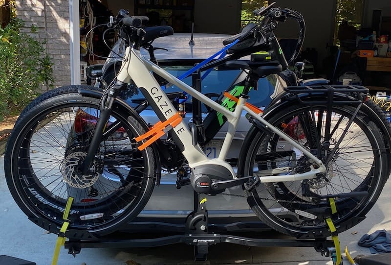 Ebikes loaded up