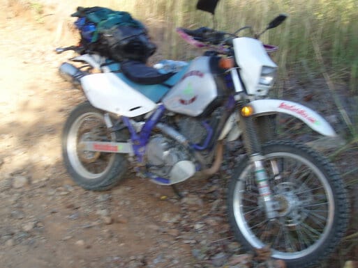 bike upright again in the trails