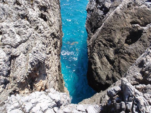 Beautful - looking down at water