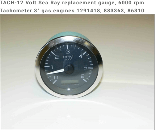 Gauge 0-6000RPM-FP