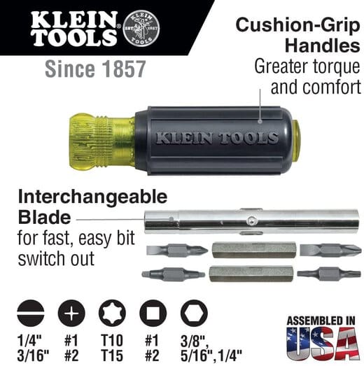 KleinToolsMultiBitScrewdriver