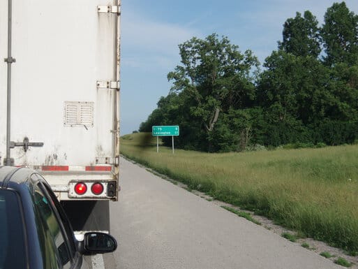 Speed Matters sign in KY