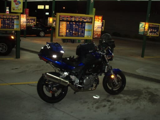 Drive-through on a bike at Sonic..middle of nowhere