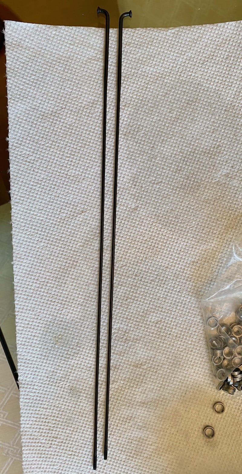 different length spokes