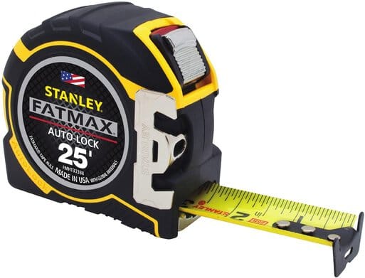 Stanley FatMax 25' tape measure